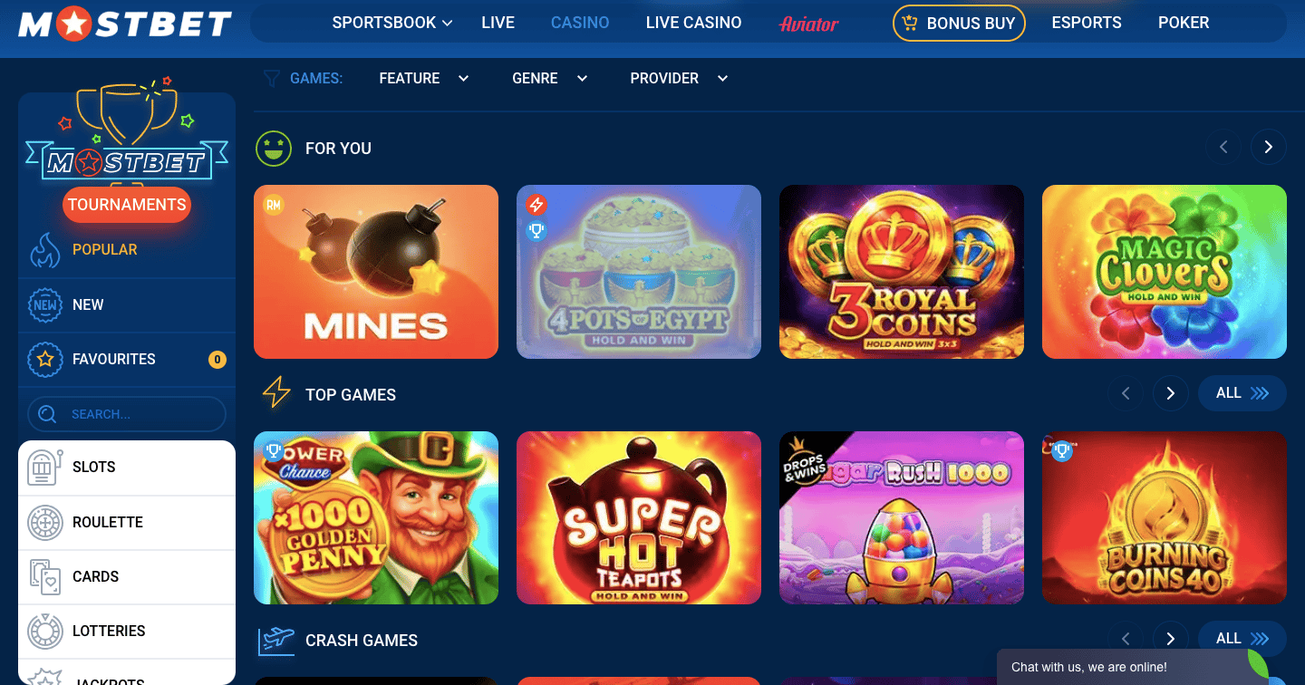 Mostbet Casino Review
